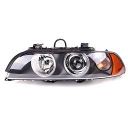 BMW Headlight Assembly - Driver Side (Xenon) (w/ Clear Turnsignal) 63126912439